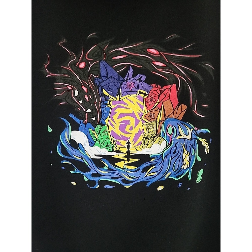 Living World of Verum Men's Medium Black Hoodie - Picture 4 of 6